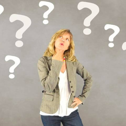 A woman asking questions