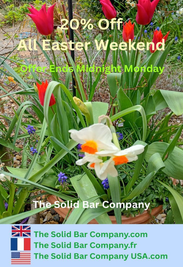Easter 2026 20% Off Discount Offer at The Solid Bar Company USA