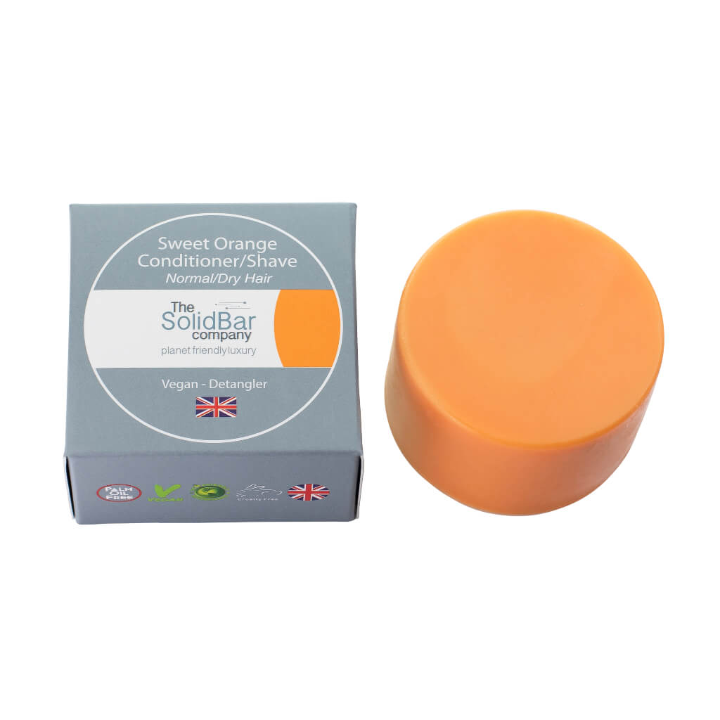Sweet Orange Conditioner and Shave Bar with box