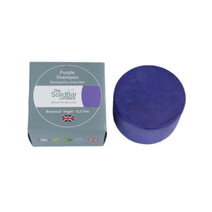 Purple Shampoo bar for normal or dry silver or grey hair